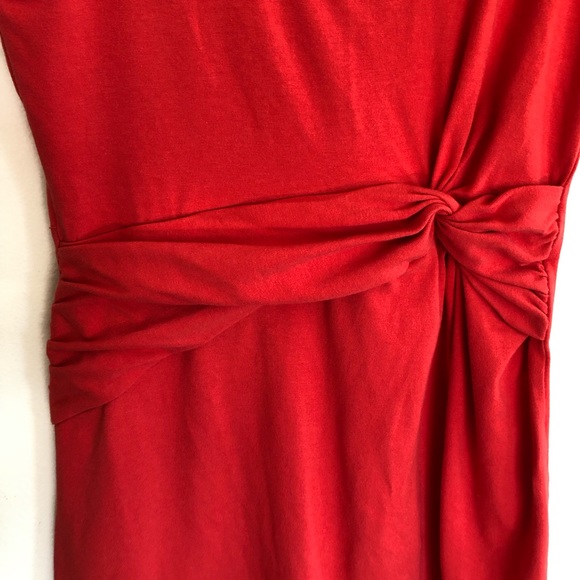 Old Navy Maternity - Bodycon Midi Jersey Knit Coral Dress - XS - Picture 2 of 5